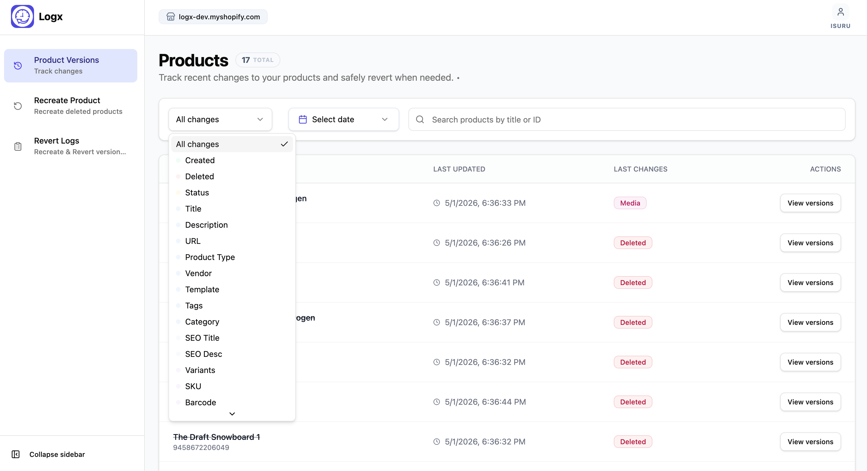 Advanced Search & Filter